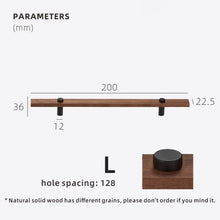 Load image into Gallery viewer, Walnut Cabinet and Drawer Handles