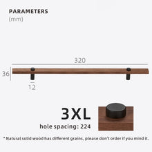 Load image into Gallery viewer, Walnut Cabinet and Drawer Handles