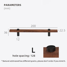 Load image into Gallery viewer, Walnut Cabinet and Drawer Handles
