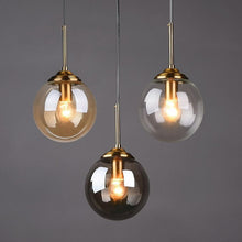 Load image into Gallery viewer, Vintage Glass Globe Pendant Lights