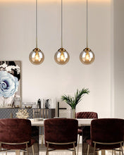 Load image into Gallery viewer, Vintage Glass Globe Pendant Lights