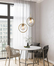 Load image into Gallery viewer, Vintage Glass Globe Pendant Lights