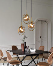Load image into Gallery viewer, Vintage Glass Globe Pendant Lights