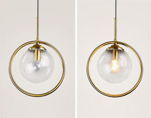 Load image into Gallery viewer, Vintage Glass Globe Pendant Lights