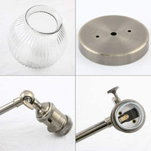 Load image into Gallery viewer, Textured Glass Globe Wall Sconce