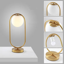 Load image into Gallery viewer, Modern Glass Globe Table Lamp