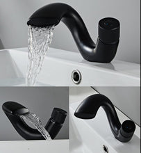 Charger l'image dans la galerie, Black curved modern faucet for master bathrooms