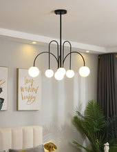 Charger l'image dans la galerie, Black Modern Chandelier for Master Bedroom
