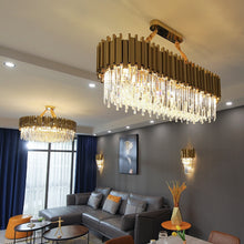 Charger l'image dans la galerie, Modern glass crystal chandelier for home