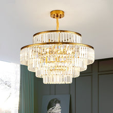 Load image into Gallery viewer, Modern Glass crystal chandelier