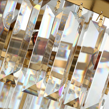 Load image into Gallery viewer, Detailed modern glass crystal chandelier