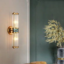 Load image into Gallery viewer, Glass Crystal Wall Light calssic