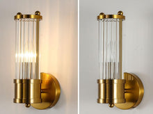 Load image into Gallery viewer, Glass Crystal Wall Light