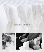 Load image into Gallery viewer, Modern White Marble Wall Sconce