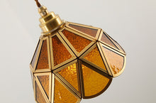 Load image into Gallery viewer, Vintage Stained Glass Pendant Lights