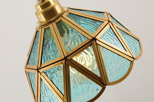 Load image into Gallery viewer, Vintage Stained Glass Pendant Lights
