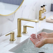 Load image into Gallery viewer, Modern Double Handle Bathroom Faucet