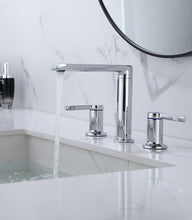 Load image into Gallery viewer, Chrome Modern Double Handle Bathroom Faucet