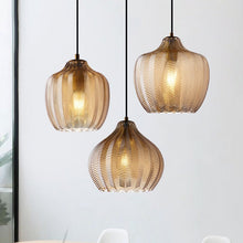 Charger l'image dans la galerie, Textured Glass Pendant Lights
