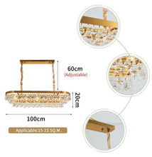 Charger l'image dans la galerie, Lustre en cristal de verre et gouttelettes