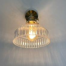 Load image into Gallery viewer, Clear Vintage Glass Wall Lamps
