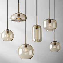 Load image into Gallery viewer, Modern Glass Pendant Lights