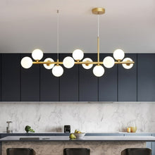 Load image into Gallery viewer, Frosted Glass Modern Multi-Bulb Chandelier