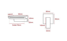 Load image into Gallery viewer, Modern Wall Mounted Faucet