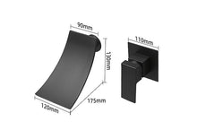 Load image into Gallery viewer, Curved Waterfall Wall Mounted Faucet