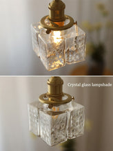 Load image into Gallery viewer, Cube Glass Retro Pendant Light