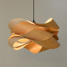 Charger l'image dans la galerie, Modern Shaved Wood Pendant Lights