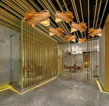 Charger l'image dans la galerie, Suspensions modernes en bois rasé