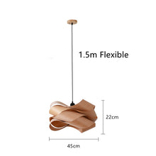 Charger l'image dans la galerie, Suspensions modernes en bois rasé