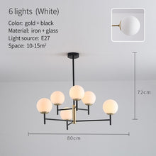 Load image into Gallery viewer, Polina - Modern Nordic Multi-Bulb Chandelier