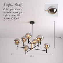 Load image into Gallery viewer, Polina - Modern Nordic Multi-Bulb Chandelier