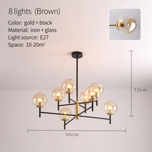 Load image into Gallery viewer, Polina - Modern Nordic Multi-Bulb Chandelier