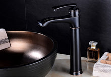 Load image into Gallery viewer, Single Handle Vintage Brass Bathroom Faucet