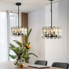 Load image into Gallery viewer, Deacon - Modern Glass Crystal Chandelier
