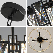 Load image into Gallery viewer, Deacon - Modern Glass Crystal Chandelier