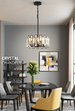 Load image into Gallery viewer, Deacon - Modern Glass Crystal Chandelier