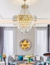 Charger l'image dans la galerie, Modern glass crystal chandelier