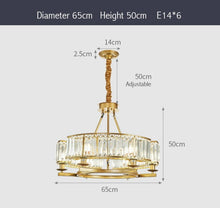 Charger l'image dans la galerie, Small Size Jaime Chandelier Dimensions