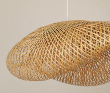 Load image into Gallery viewer, Modern Bamboo Woven Pendant Light