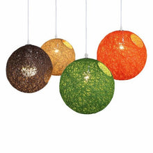 Load image into Gallery viewer, Handwoven wicker pendant lights