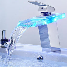 Load image into Gallery viewer, LED Temperature Color Changing Faucet