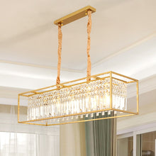 Charger l'image dans la galerie, Modern Glass Crystal Chandelier for master bedroom