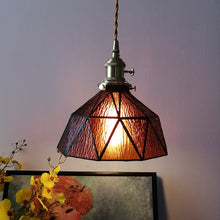 Cargar imagen en el visor de la galería, Lámparas colgantes de vitral nórdico