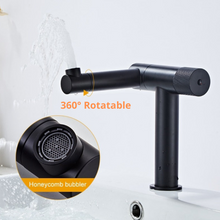 Load image into Gallery viewer, Rotatable bathroom faucet black