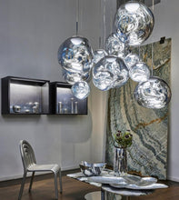 Load image into Gallery viewer, silver style warped pendant lights