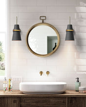 Load image into Gallery viewer, black gilbert modern wall lamps for bathrooms